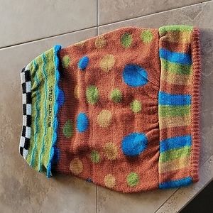 MACKENZIE-CHILDS DOG SWEATER RARE DESIGNER Retired sz L NWOT